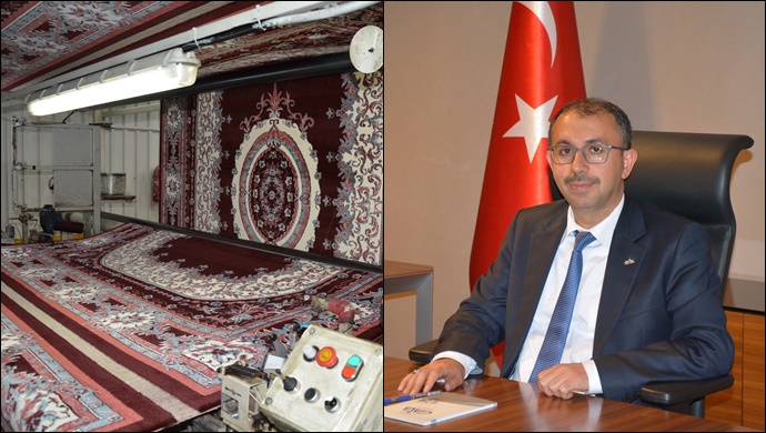 144 ülkeye Gaziantep’ten makine halısı serdik