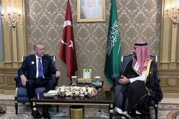 Cumhurbaşkanı Erdoğan, Suudi Arabistan Veliaht Prensi Selman ile görüştü