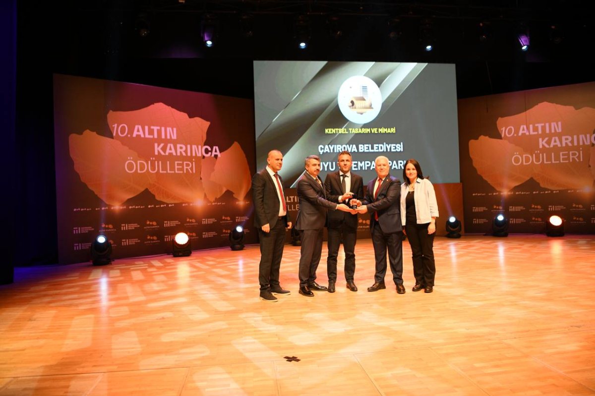 Çayırova Belediyesi’nin projesine ‘Altın Karınca’ ödülü