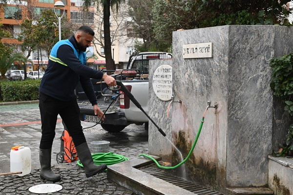 MASKİ Genel Müdürlüğü, hayrat çeşmelerinde bakım, onarım ve temizlik çalışmaları yürütüyor