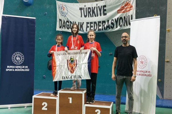 Kulüpler Arası Spor Tırmanış İl Birinciliği Yarışması Bursa'da gerçekleştirildi