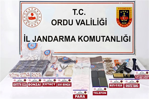 Ünye'de uyuşturucu operasyonu: 5 tutuklama