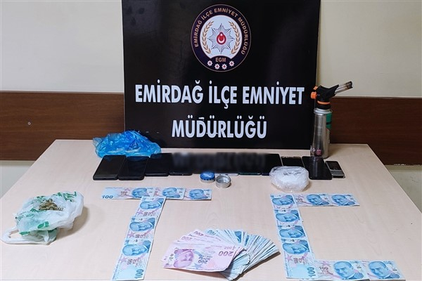 Emirdağ'da uyuşturucu operasyonu: 2 tutuklama