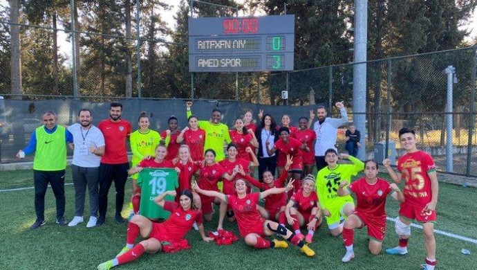 Amedspor Kadın Futbol Takımı deplasmandan galibiyetle döndü
