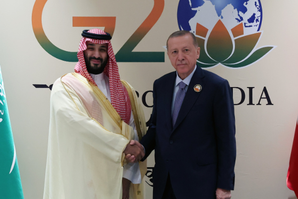 Cumhurbaşkanı Erdoğan, Suudi Arabistan Veliaht Prensi El Suud ile görüştü