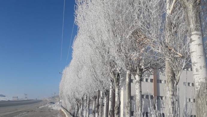 Kars ve Erzurum'da sıcaklık eksileri buluyor