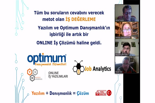 Türkiye’nin ilk Online İş Değerleme ve Ücret Yönetimi yazılımı  “Job Analytics” sunuldu
