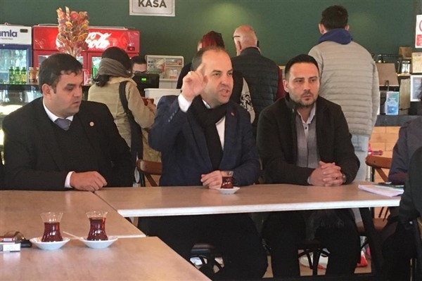 AK Parti Antalya Konyaaltı İlçe Başkanı Bayar, MSP'nin Halkla Buluşma Toplantısına katıldı