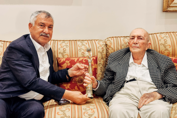 Başkan Karalar, Türker İnanoğlu’nu ziyaret etti