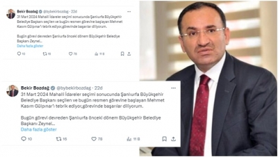 Bozdağ, Gülpınar'ı Tebrik Etti: Göreve Başlayan Büyükşehir Belediye Başkanına İlk Destek