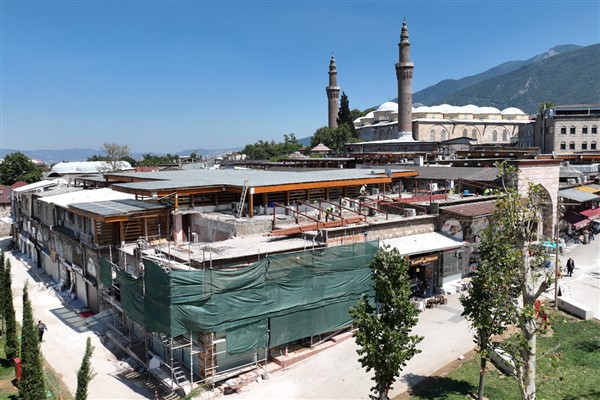 Bursa’da tarihi hanlarda restorasyon çalışmaları başladı