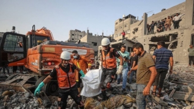 Gazze’de yaşamını yitiren Filistinlilerin sayısı 24 bini geçti