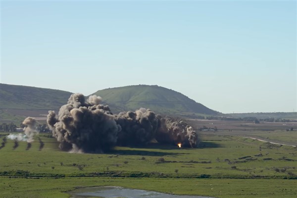 İsrail Savunma Bakanlığı, Golan Tepeleri'ndeki mayınları patlattı
