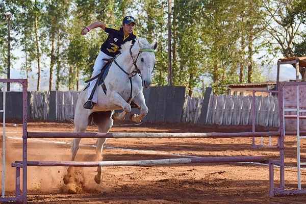 Jandarma At ve Köpek Eğitim Merkezi Komutanlığı, Engel Atlama Yarışlarına katıldı