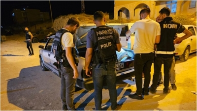 Şanlıurfa’da narkotik polisi tarafından şok uygulama düzenlendi
