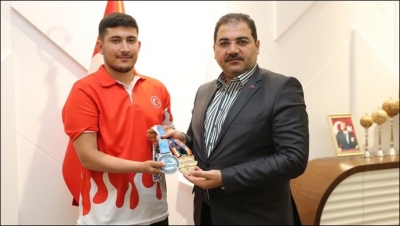 Urfalı sporcu Abdulsamet Ocakoğlu Dünya 2.si oldu