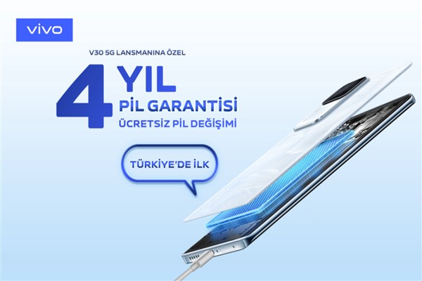 vivo’dan Türkiye’de bir ilk daha! Pil sağlığı garantisi veren ilk Android telefon vivo V30