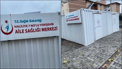 Yenişehir'deki konteynerde  sağlık hizmetine vatandaşlardan tepki!